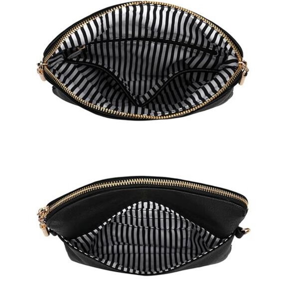 Envelope Clutch Purses for Women Wristlet Evening Clutch with Chain - Picture 5 of 7